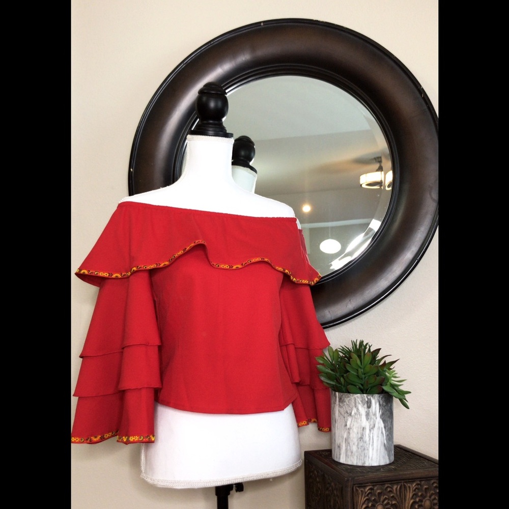 Red Ots top
